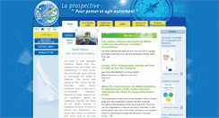 Desktop Screenshot of en.laprospective.fr